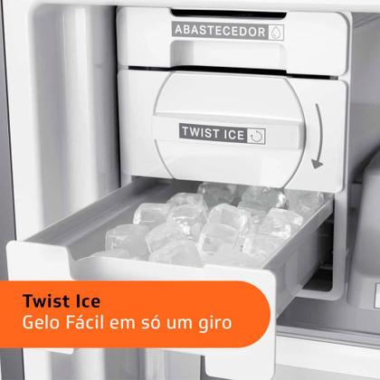 Imagem de Geladeira Frost Free Side Inverse 3 Portas 554 litros BRO85AK Brastemp