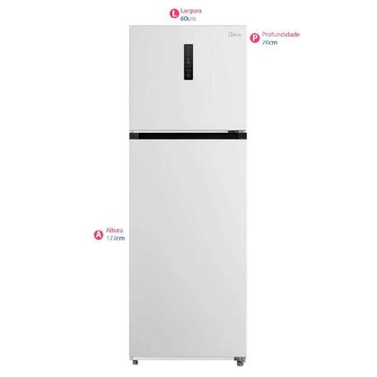 Imagem de Geladeira Frost Free SmartSensor 347L RT468MTA012 Midea 220V Branco