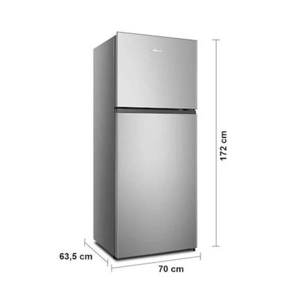 Imagem de Geladeira Hisense Frost Free Duplex Inverter Design Pure Flat Super 379L Inox 220V