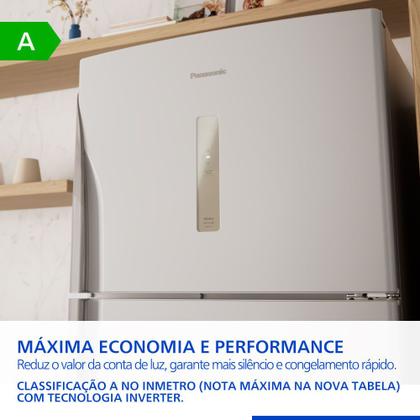 Imagem de Geladeira Ideal+ Panasonic BT58 Frost Free Inverter 446L Branca - NR-BT58PV3W