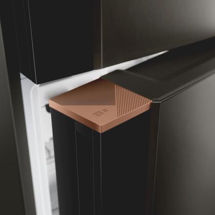 Imagem de Geladeira Inteligente com Flex Freeze B= Smart Brastemp Frost Free Inverse Black Inox - BRE68AE