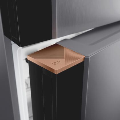 Imagem de Geladeira Inteligente com Flex Freeze B= Smart Brastemp Frost Free Inverse Inox - BRE68AK
