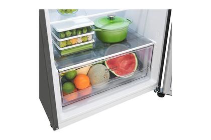 Geladeira LG Frost Free Inverter 375L Duplex Inox Look (GN-B372PFM2) 220V Imagem de Geladeira LG Frost Free Inverter 375L Duplex Inox Look (GN-B372PFM2) 220V