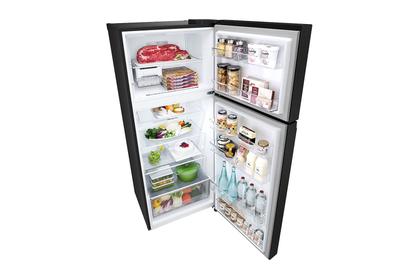 Geladeira LG Frost Free Inverter 395L Duplex Cor Black Inox (GN-B392PXG) Imagem de Geladeira LG Frost Free Inverter 395L Duplex Cor Black Inox (GN-B392PXG)