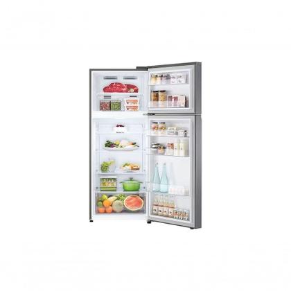 Imagem de Geladeira LG Frost Free Inverter 395L Duplex Cor Inox Look (GN-B392PLM) 110V
