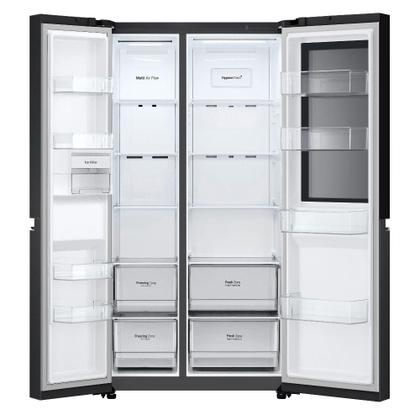 Imagem de Geladeira LG Frost Free Side by Side Inverter 647L InstaView GC-V257SQV F.F Preta