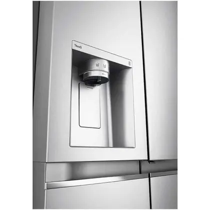 Geladeira LG Side By Side Thinq 611L Door In Door Inverse Inox GC