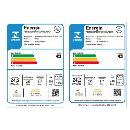 Imagem de Geladeira Midea Cycle Defrost Duplex 410L MD-RT554EVF012
