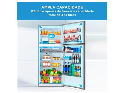 Imagem de Geladeira Midea Frost Free Duplex 473L Inverter RT611EVK Inox Bivolt