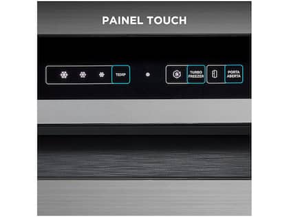 Imagem de Geladeira Midea Frost Free Duplex Inverter 394L MDRT533EVD Inox