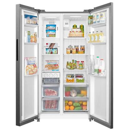 Imagem de Geladeira Midea Frost Free Side By Side 511L Smart Inverter MD-RS710FGD Inox