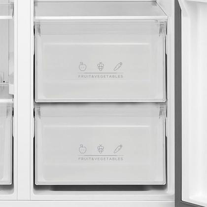 Geladeira Midea MD-RS598FGA Inverter Side By Side 442L Imagem de Geladeira Midea MD-RS598FGA Inverter Side By Side 442L