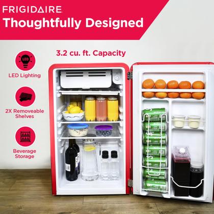Imagem de Geladeira Mini Frigidaire EFR372-RED 90L Retrô Compacta Vermelha