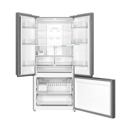 Geladeira Multidoor 672L Spacemaster cor Inox Midea - Geladeira