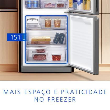 Imagem de Geladeira Panasonic BB64 Aço Escovado Inverse Frost Free 460L Inverter A+++ - NR-BB64PV1X