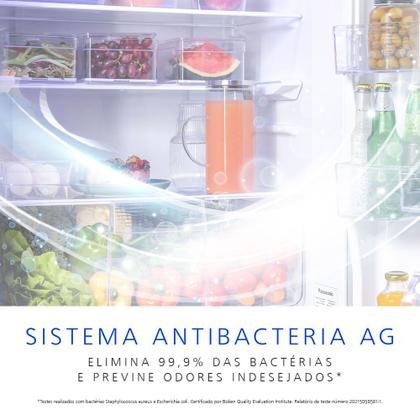 Imagem de Geladeira Panasonic BB64 Aço Escovado Inverse Frost Free 460L Inverter A+++ - NR-BB64PV1X