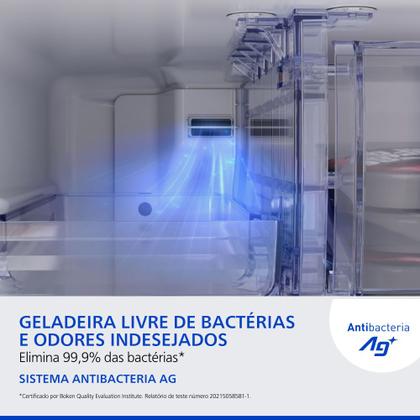 Imagem de Geladeira Panasonic BT71 Black Inox Look Duplex Frost Free 494 L Inverter A - NR-BT71PV4B