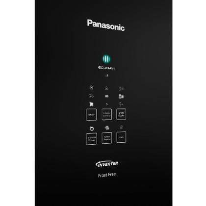 Imagem de Geladeira Panasonic  Frost Free 425L A+++ Black Glass - NR-BB53GV3B