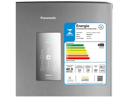 Imagem de Geladeira Panasonic Frost Free 480l Aço Escovado NR-BB71PVFXA - 110V