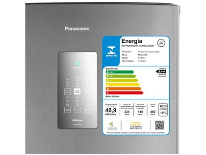 Geladeira Panasonic Frost Free 480L NR-BB71PVFX Inox - Geladeira