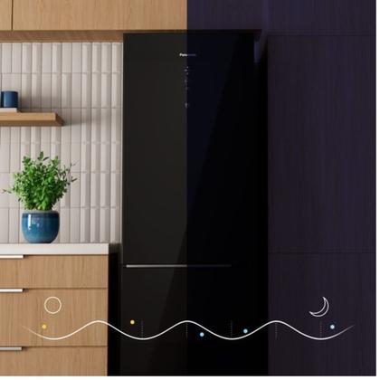 Imagem de Geladeira Panasonic Frost Free itros Vidro 407 Litros Preto NR-BB41GV2BA