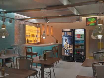 Imagem de Geladeira para Bebidas Freezer capacidade de 410 Litros com Porta de Vidro GPTU 40 