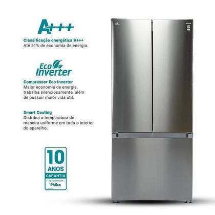 Imagem de Geladeira Philco 523L Frost Free French Door PRF53A Inox 127v