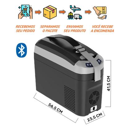 Imagem de Geladeira Portátil 18L Elber 12V 24V Bluetooth Caminhão