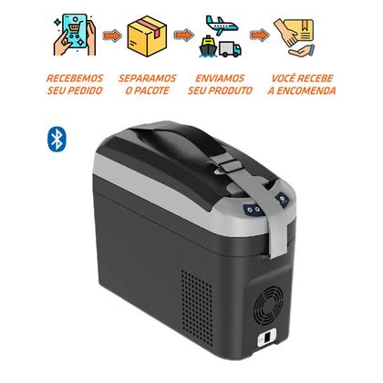 Imagem de Geladeira Portátil 18L Elber 12V 24V Bluetooth Caminhão