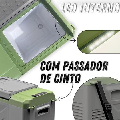 Imagem de Geladeira Portatil 25lt Freezer Digital Kala Lancha Caminhão