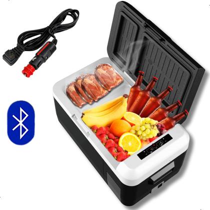 Imagem de Geladeira Portátil 30lts Bluetooth Usb Elber Lancha Caminhão