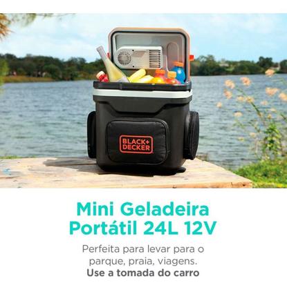 Imagem de Geladeira Portátil Black Decker 24lt Refrigera Aquece 12v