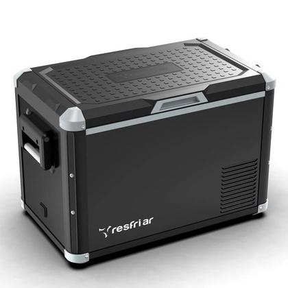 Imagem de Geladeira Portátil Caminhão Resfriar 45 Litros 12v 24v 110v 220v com Bluetooth