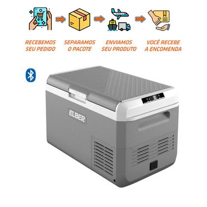 Imagem de Geladeira Portátil D40 Elber 40L 12v 24V com fonte Bluetooth Ipx4