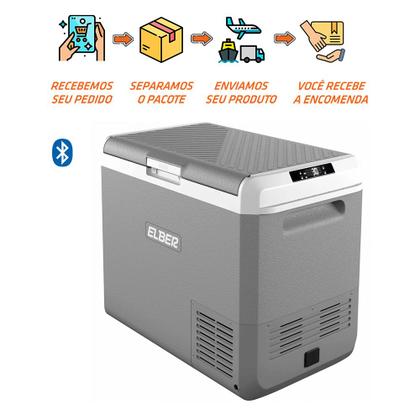 Imagem de Geladeira Portátil D60 Elber 60L 12/24V Bluetooth Ipx4