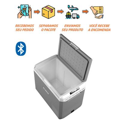 Imagem de Geladeira Portátil D60 Elber 60L 12/24V Bluetooth Ipx4