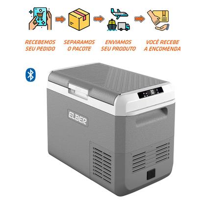Imagem de Geladeira Portátil Elber 30L Quadrivolt Bluetooth Ipx4 Fonte