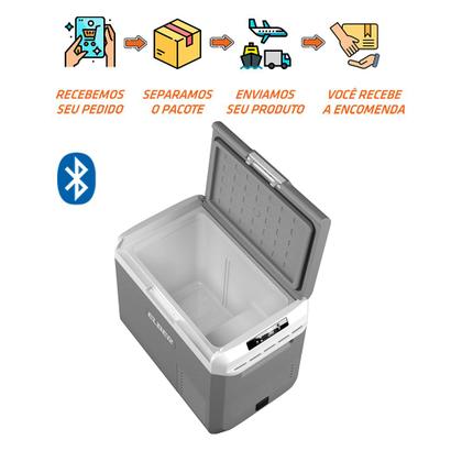 Imagem de Geladeira Portátil Elber 30L Quadrivolt Bluetooth Ipx4 Fonte