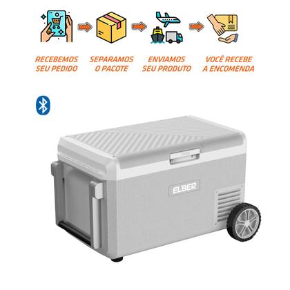 Imagem de Geladeira Portátil Elber 50L Quadrivolt Bluetooth Ipx4 Fonte