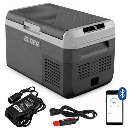 Imagem de Geladeira Portátil Elber 50lts 12v Bluetooth Lancha Caminhão