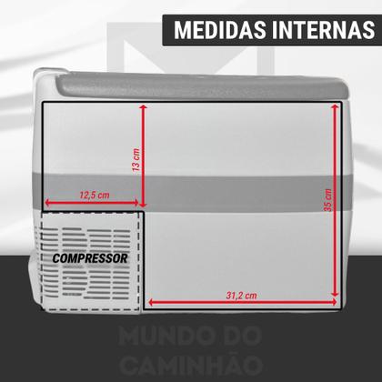 Imagem de Geladeira portátil elber cab41 12/24v (37 litros) 086178