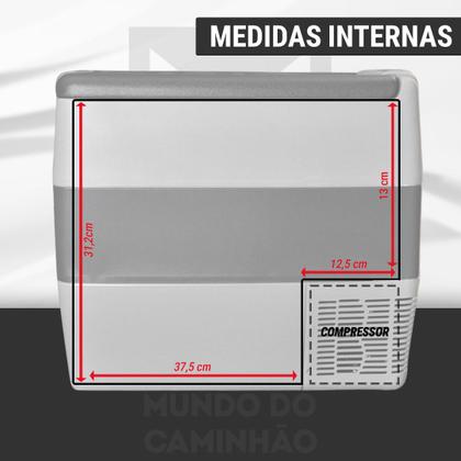 Imagem de Geladeira portátil elber cab51 12/24v ( 47 litros)