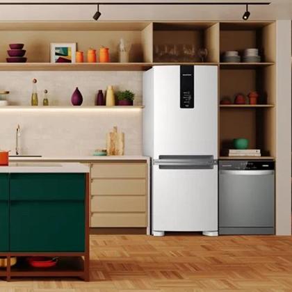 Imagem de Geladeira/Refrigerador 2 Portas 447 Litros Brastemp BRE57  Frost Free, Branco