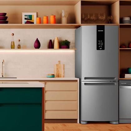 Imagem de Geladeira Refrigerador Brastemp 447 Litros Inverse Frost Free BRE57FK
