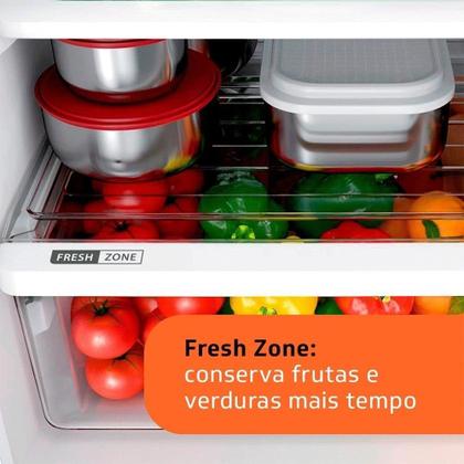 Imagem de Geladeira/Refrigerador Brastemp Duplex 375L BRM44HB  Frost Free, 2 Portas, Compartimento Extrafrio Fresh Zone, Branco,