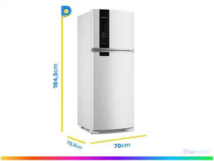 Imagem de Geladeira/Refrigerador Brastemp Frost Free Duplex Branca 463L BRM55FB