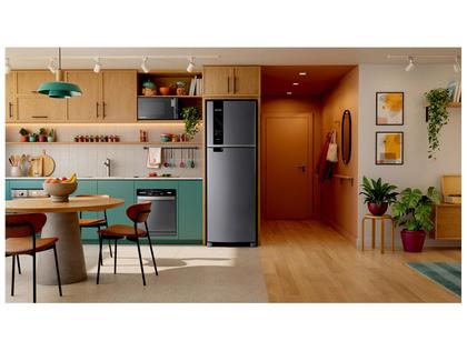 Imagem de Geladeira/Refrigerador Brastemp Frost Free Duplex Inox 415L BRM52MK