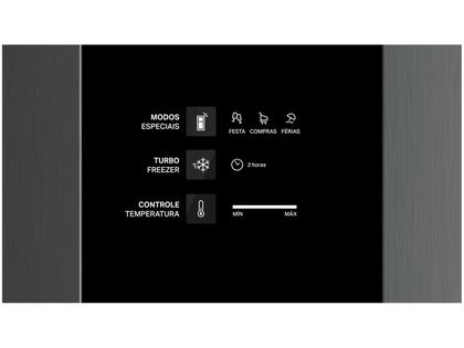 Imagem de Geladeira/Refrigerador Brastemp Frost Free Duplex Prata 463L BRM55FK