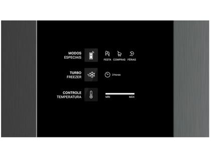 Imagem de Geladeira/Refrigerador Brastemp Frost Free Duplex Prata 463L BRM55FK