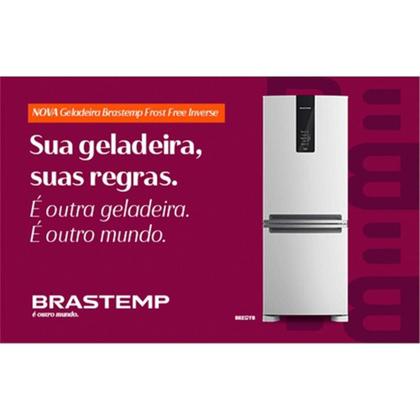 Imagem de Geladeira / Refrigerador Brastemp Frost Free Inverse BRE57FB, 447 Litros, Branca